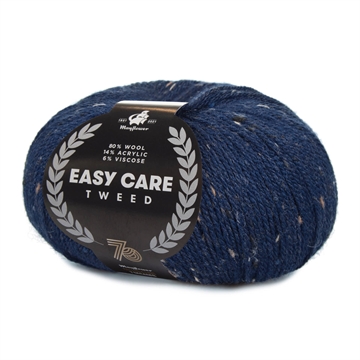 Easy Care Tweed, midnatsblå