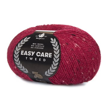 Easy Care Tweed, vinrød