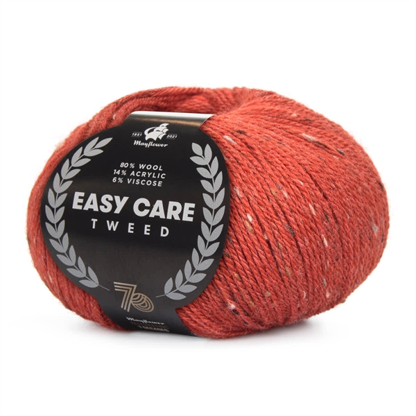 Easy Care Tweed, okker