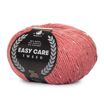 Easy Care Tweed, støvet rosa