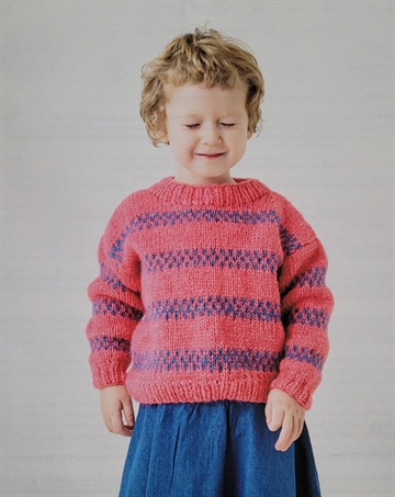 Børnesweater med stribet mønster - Alice