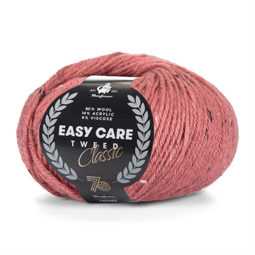 Easy Care Classic Tweed støvet rosa