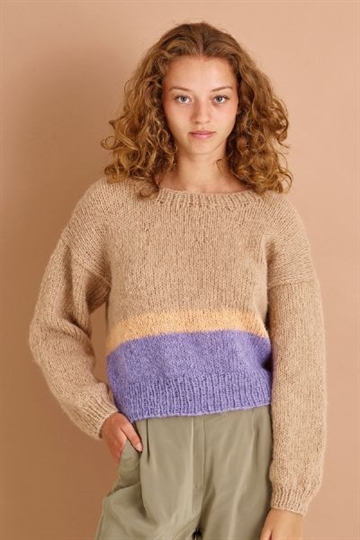 Sweater med striber Elsa Permin