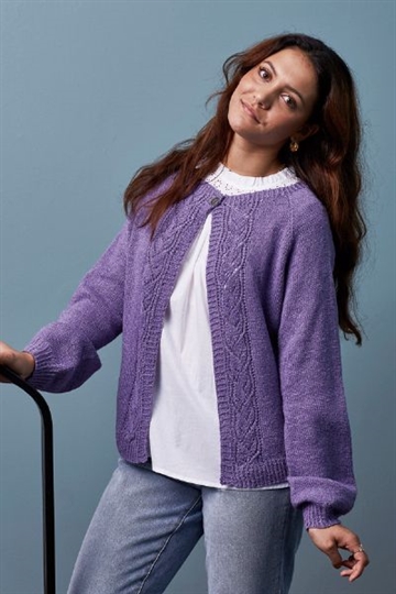 Cardigan med blomsterranker - Esther by Permn