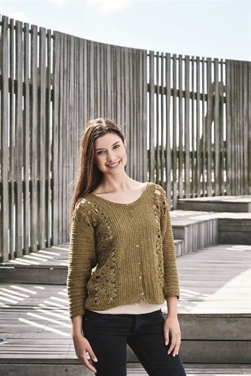 hæklet cardigan