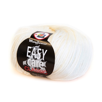 Mayflower uldgarn easy care cassic råhvid