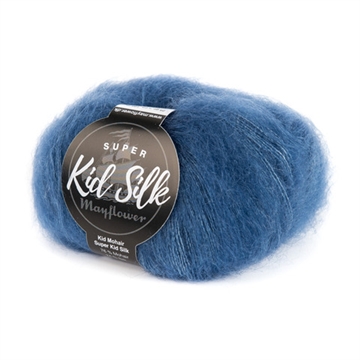 Kid Silk Mohair, blå - 08