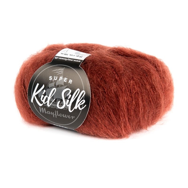 Kid Silk Mohair, Blodrød - 35