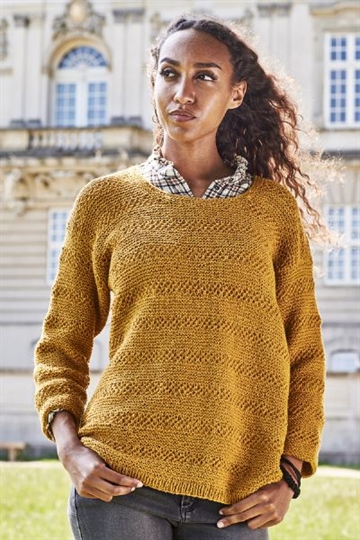 Bluse med netpatent - Zenta by Permin