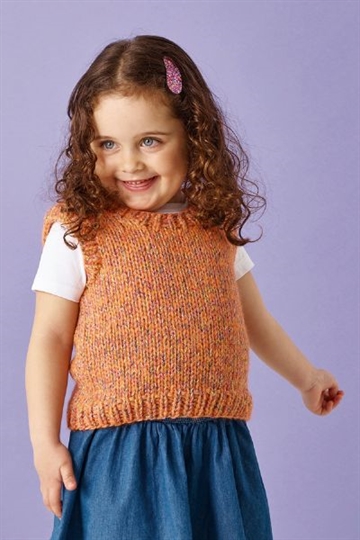 Juniorvest med glitter