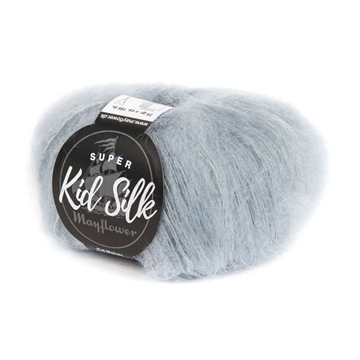 Kid Silk Mohair, lysegrå - 07