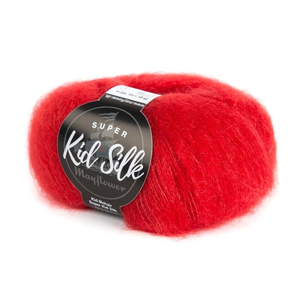 Kid Silk Mohair, Postkasserød - 20