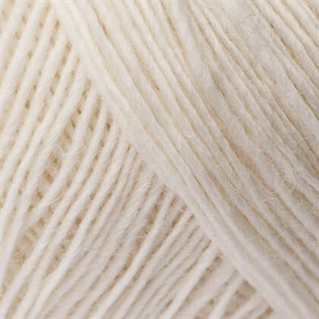 Soft Organic Wool + Nettles, Råhvid 01