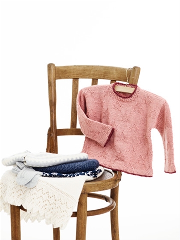 Stjernebluse i Organic Wool+Nettles no 4 fra Onion Knit