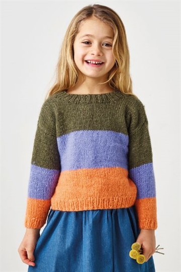 Stribet sweater Alice by Permin