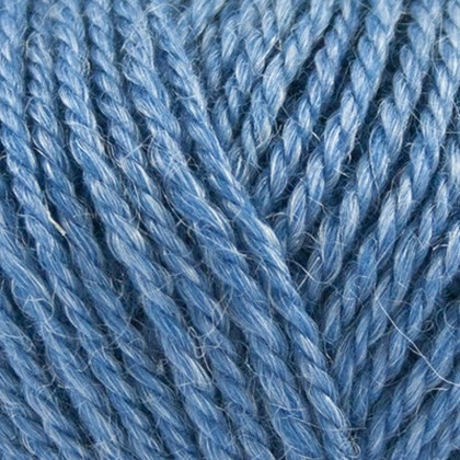Organic Wool+Nettles, blå - 820